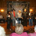Ron With The Cast Of Heartlands Hayride LIve On WDVR Radio Every Saturday Night 